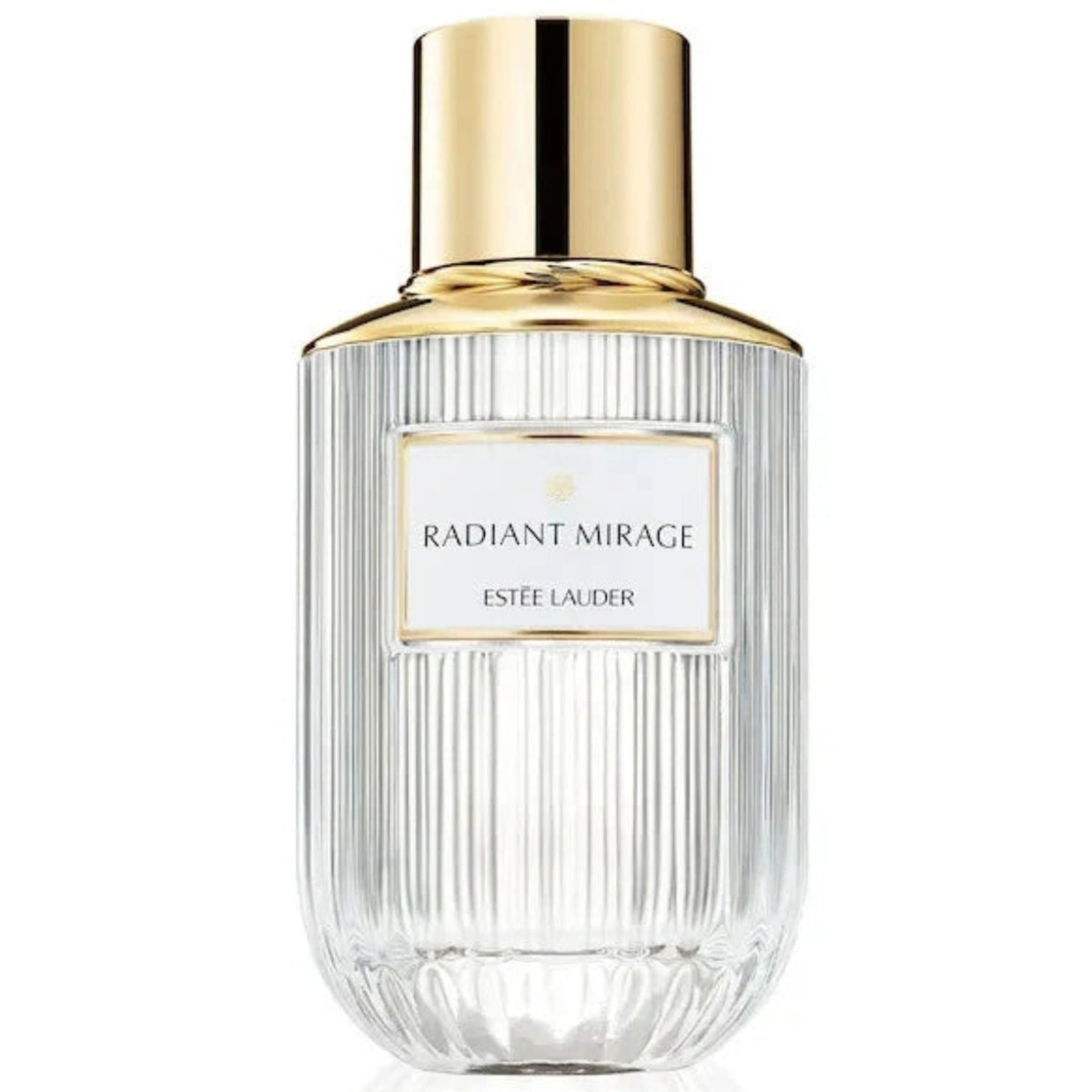 Estée Lauder Radiant Mirage perfume bottle on a white background
