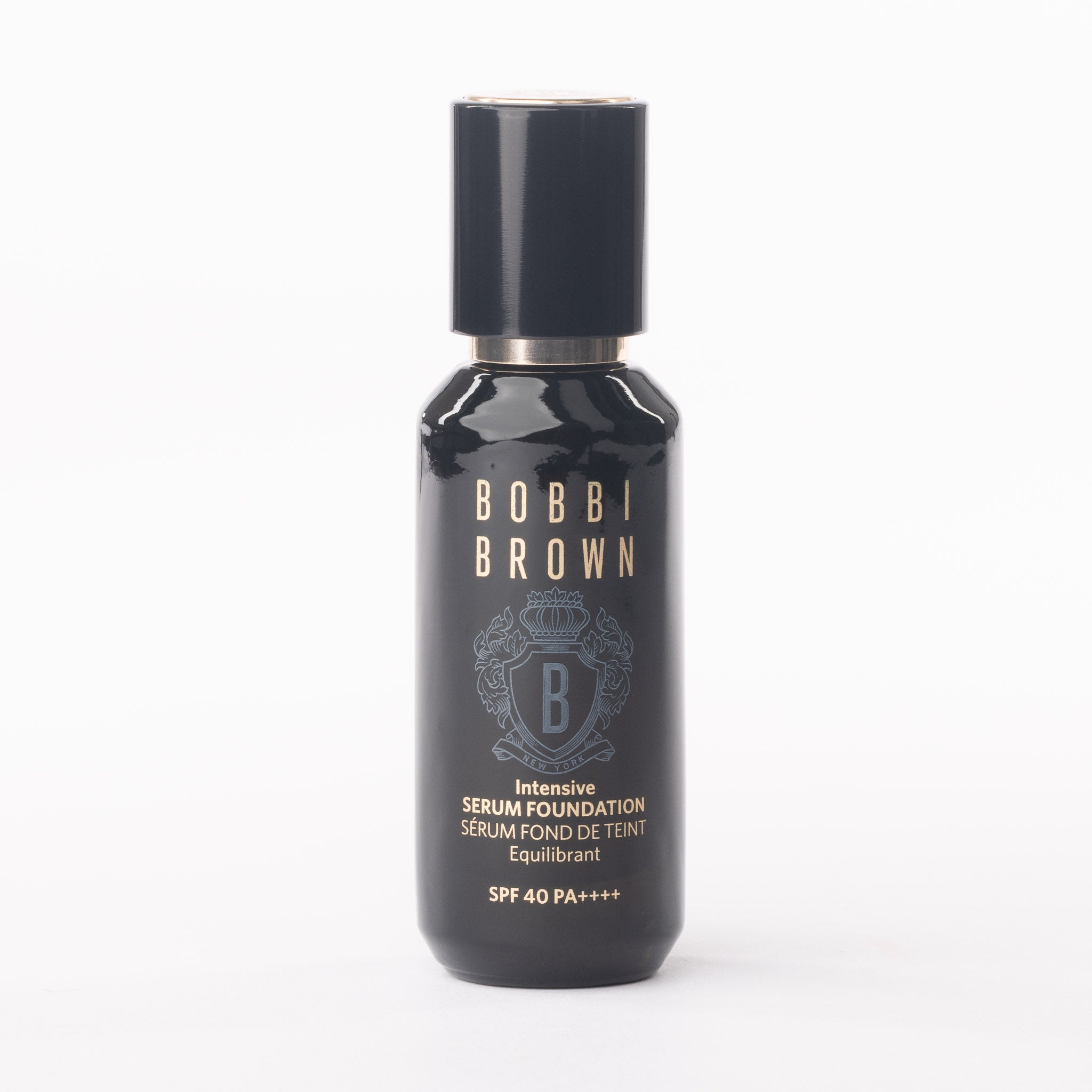 Bobbi Brown Intensive Serum Foundation SPF 40 W-016 Warm Porcelain 30ml bottle, radiant skincare makeup on clean white background.