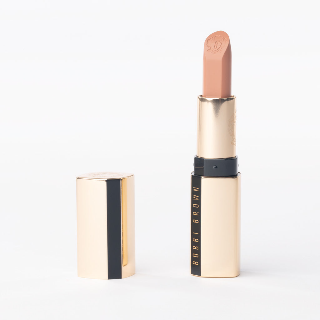 Bobbi Brown Luxe Lipstick in '112 Rosewood' – Elegant Warm Rose Nude – 3.5g