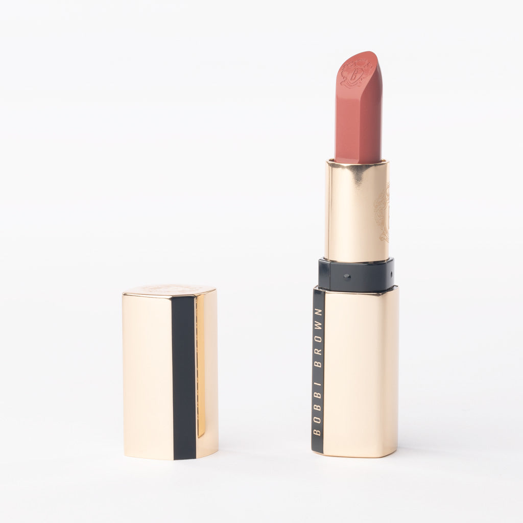 Bobbi Brown Luxe Lipstick in '306 Italian Rose' – Warm Rose Pink Neutral Finish – 3.5g