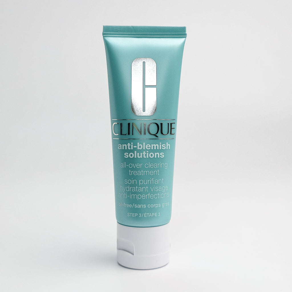Clinique Anti-Blemish Solutions clearing treatment with salicylic acid, front view