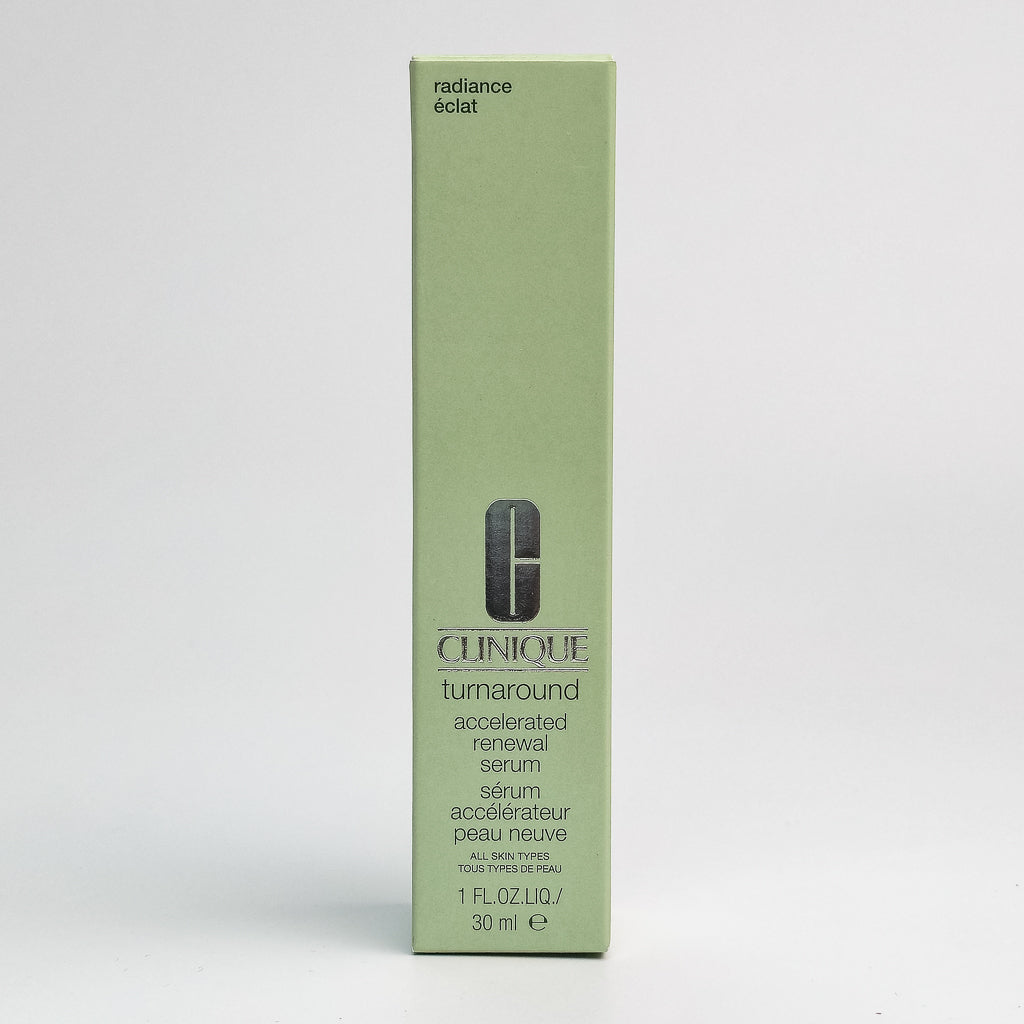 Clinique Turnaround Serum radiance boosting cell renewal treatment front view