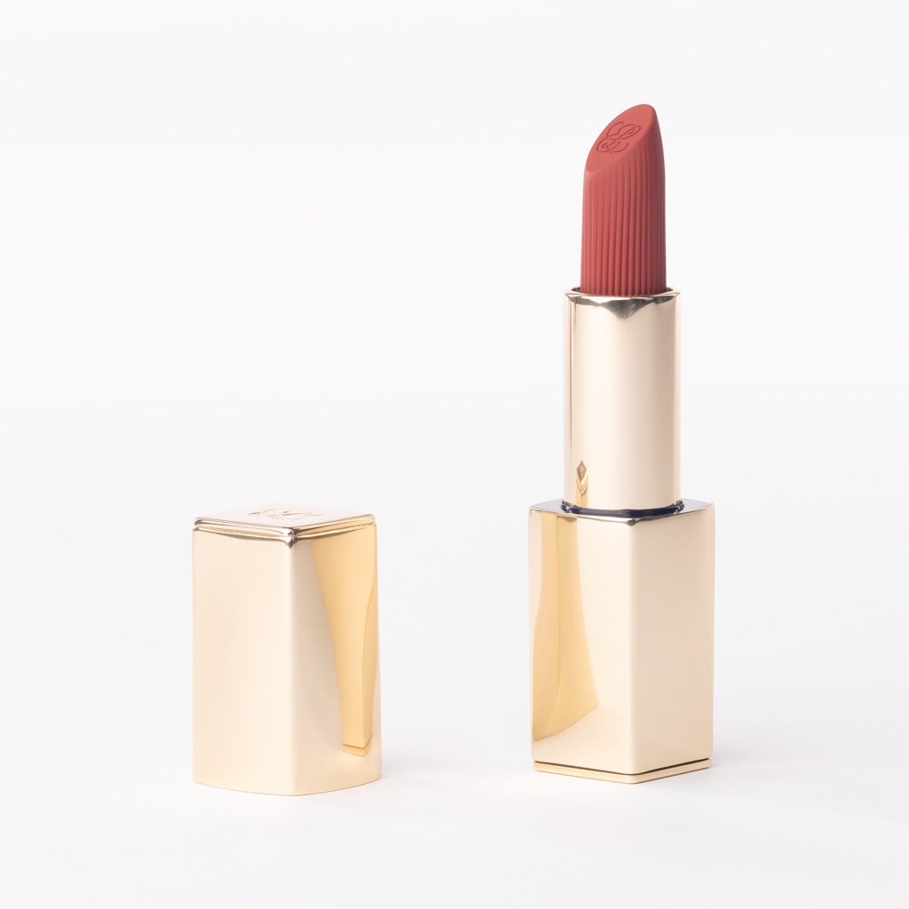 Estée Lauder Pure Color Lipstick in '569 Fearless Matte' – Vibrant Orange-Red Matte – 3.5g