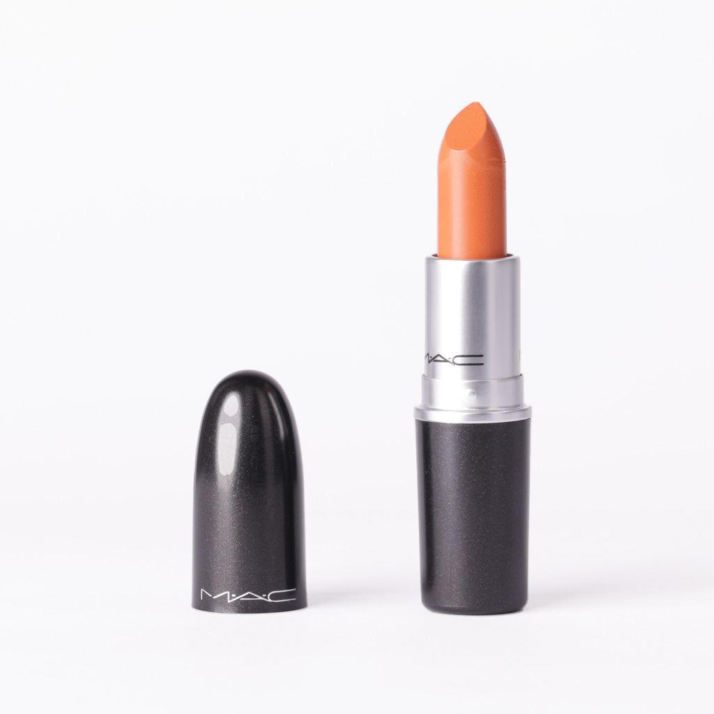 MAC Amplified Crème Lipstick in 'Nifty Neon' – Fluorescent Coral Orange – 3g