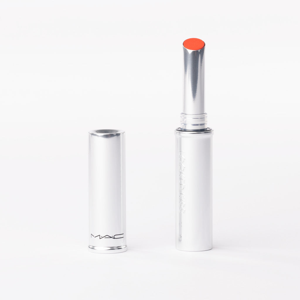 MAC Locked Kiss 24HR Lipstick in '57 Renegade' – Fiery Cool Red Matte – 1.8g