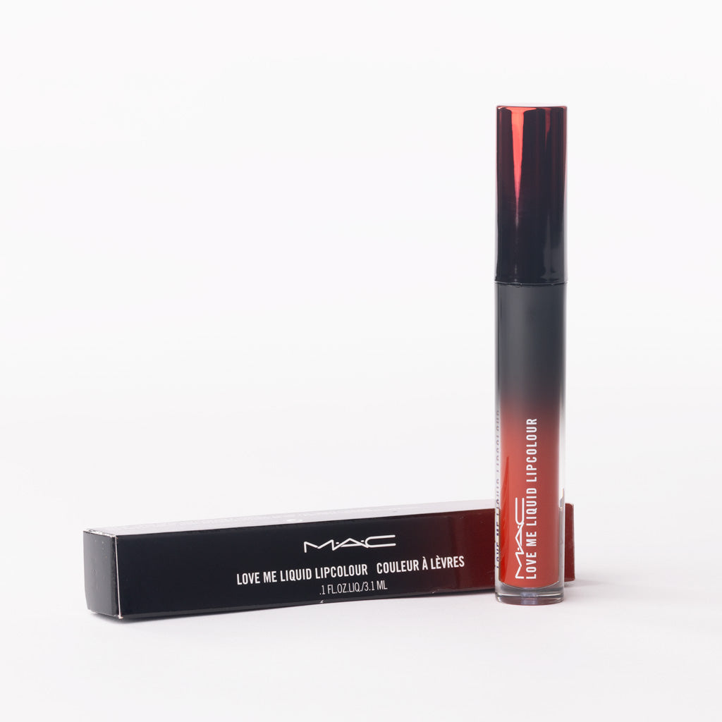 MAC Love Me Liquid Lipcolour in '481 Deify Me' – Deep Cool Plum Satin – 3.1ml