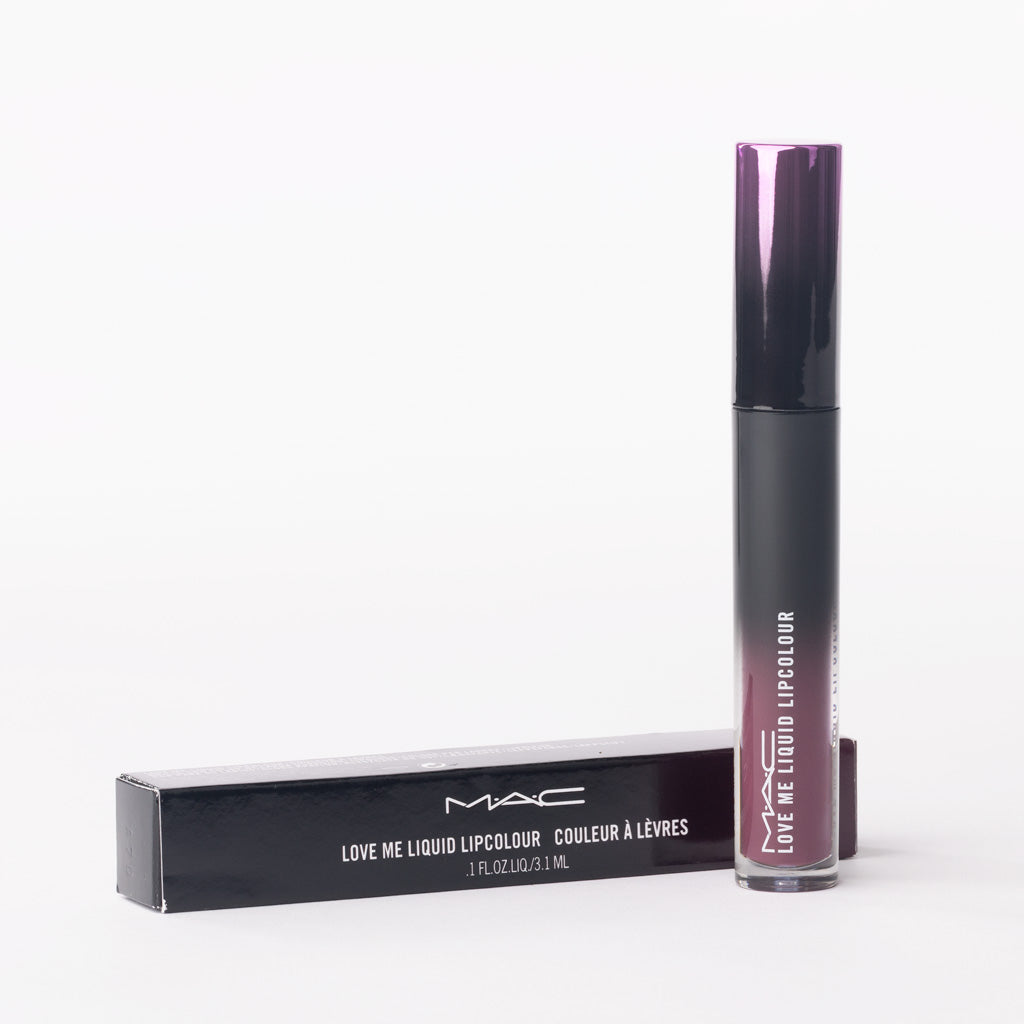 MAC Love Me Liquid Lipcolour in '488 Been There, Plum That' – Rich Plum Berry – 3.1ml