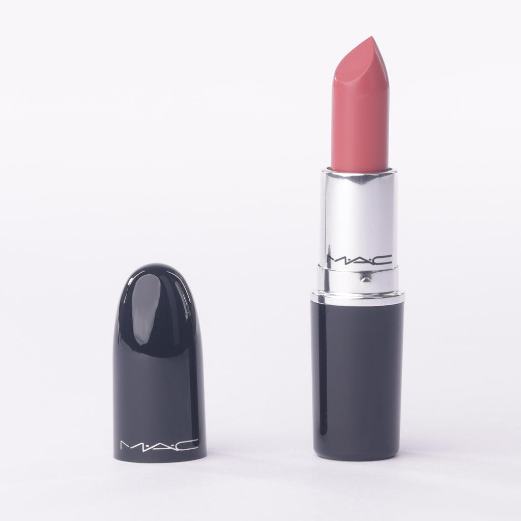 MAC Lustreglass Lipstick in '520 See Sheer' – Warm Grapefruit Pink – 3g