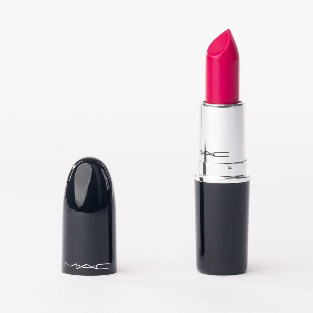 MAC Lustreglass Lipstick in '546 Pink Big' – Hot Pink Pop with Lustre – 3g