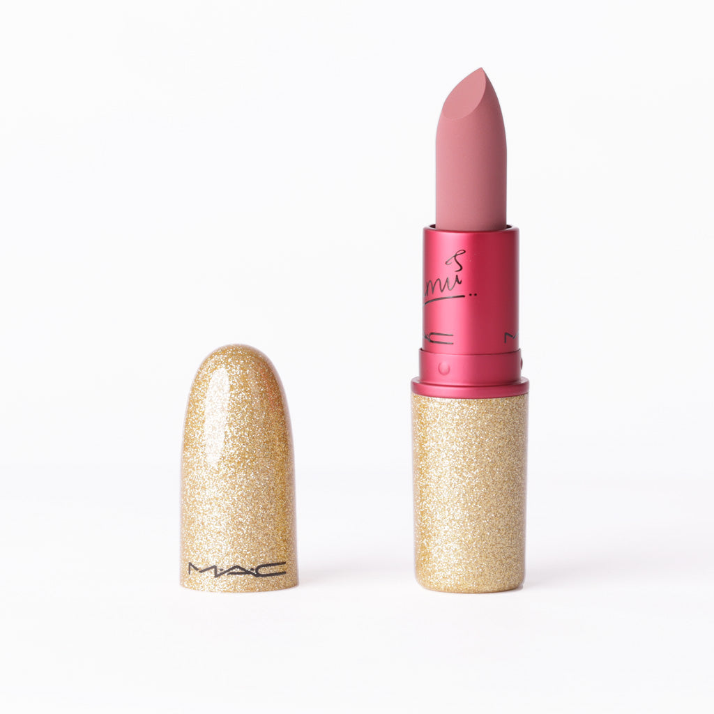MAC Powder Kiss Lipstick in 'Viva Glam Bhumi Pednekar' – Warm Earthy Rose Lipstick Limited Edition – 3g
