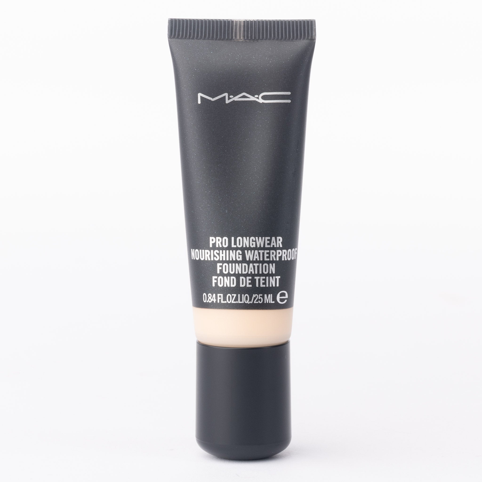 MAC Pro Longwear Nourishing Waterproof Foundation N18 25ml tube front view on white background