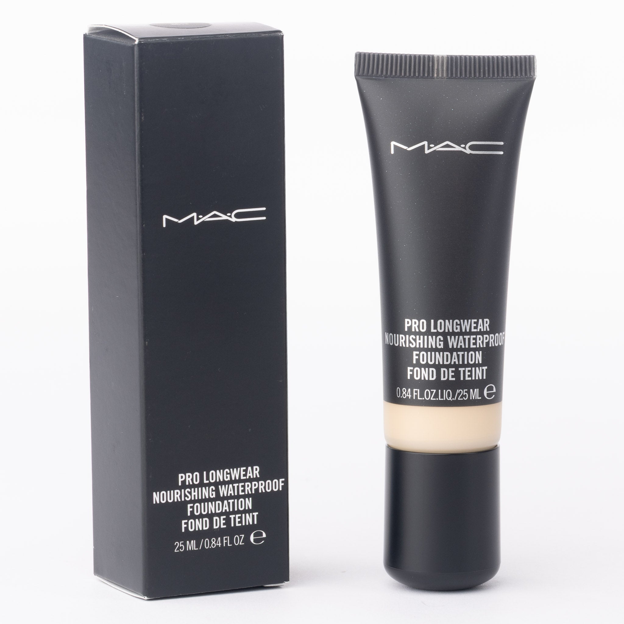 MAC Pro Longwear Nourishing Waterproof Foundation NC13 packaging showing shade and product details