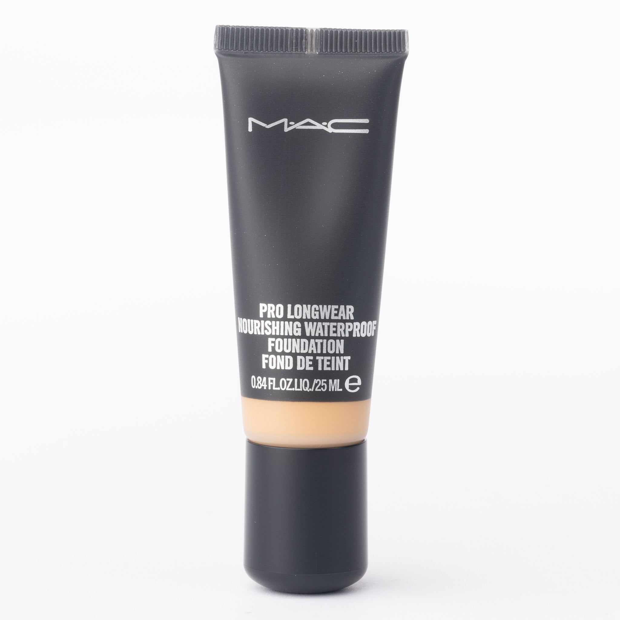 MAC Pro Longwear Nourishing Waterproof Foundation NC44 25ml tube front view on white background