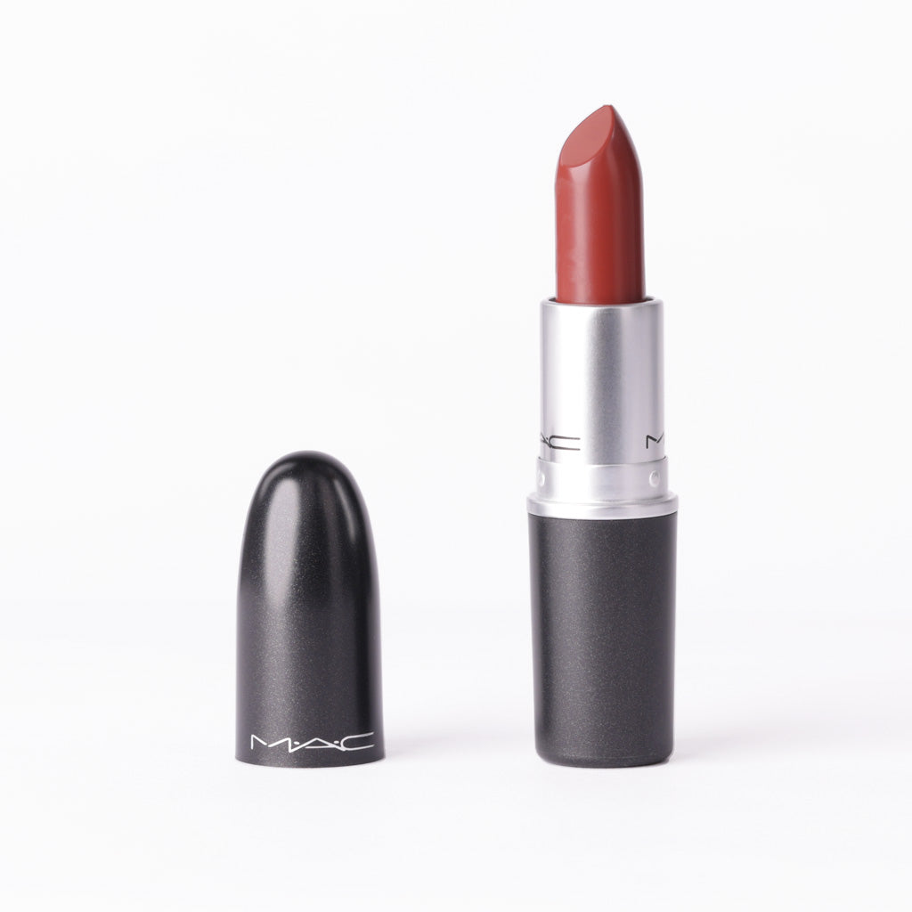 MAC Satin Lipstick in '815 Paramount' – Rich Reddish Brown Neutral – 3g