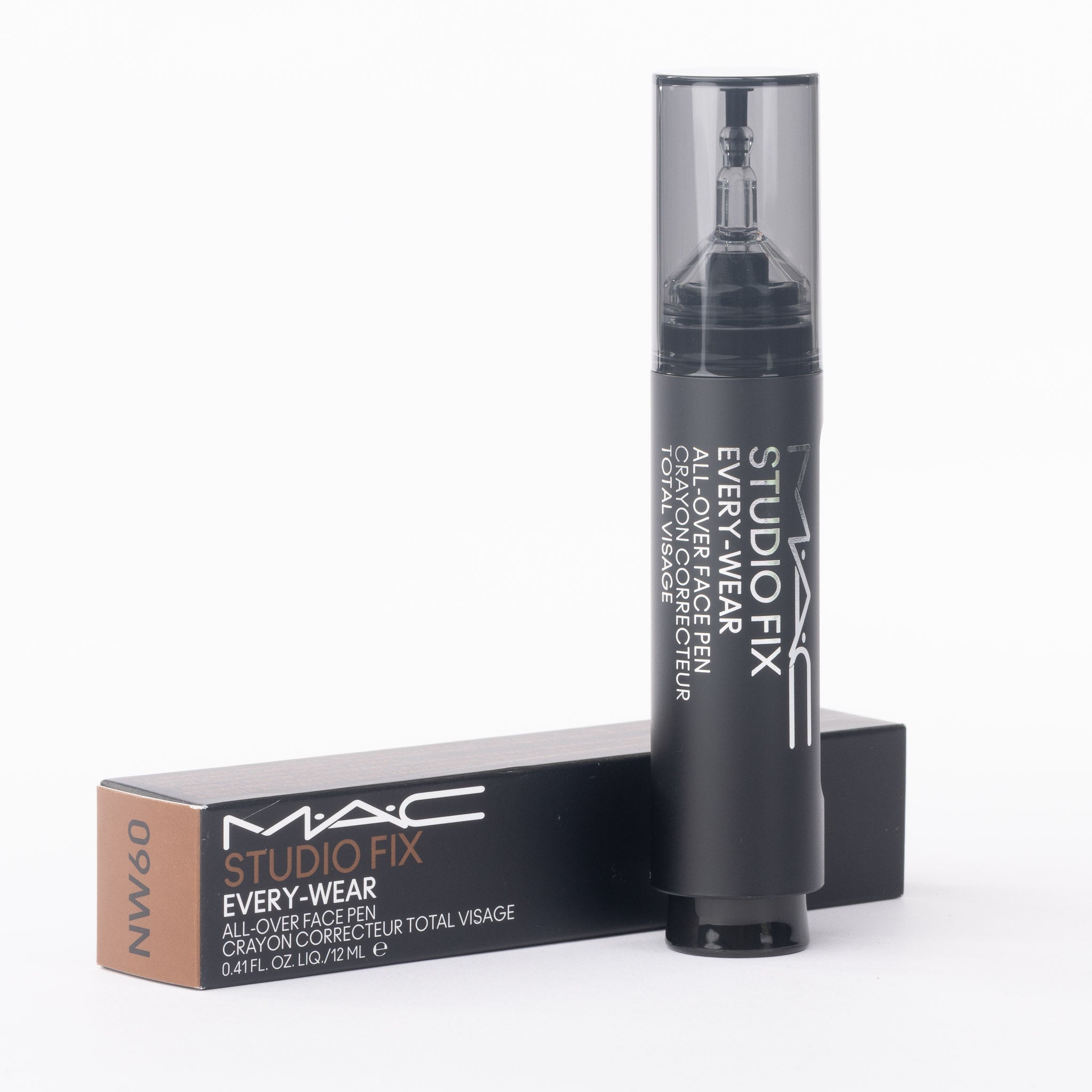 MAC Studio Fix Face Pen NW60 front view showing click-dispense mechanism and shade label