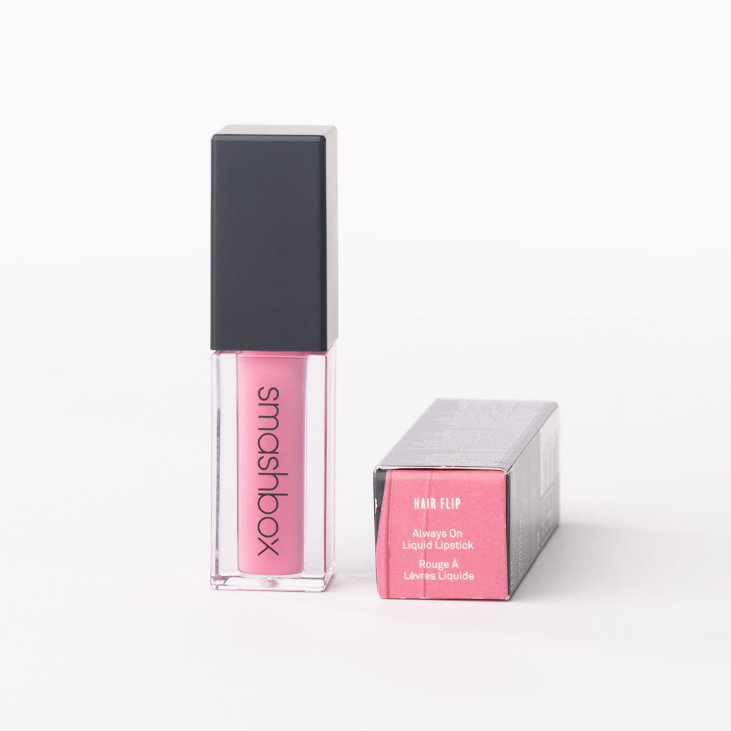Smashbox Always On Liquid Lipstick in 'Hair Flip' – Deep Plum Matte Longwear – 4ml