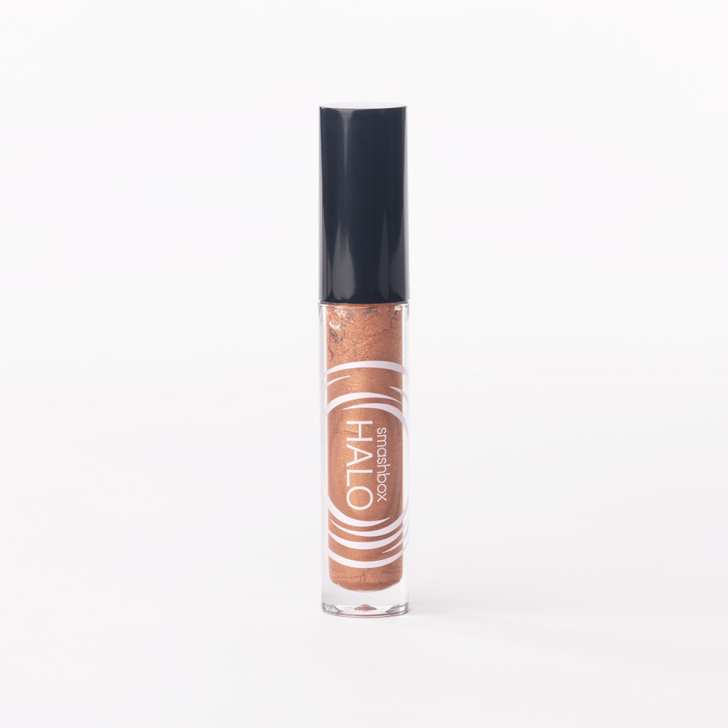 Smashbox Halo Glow Lip Gloss in 'Bronze' – Hydrating Bronze Gloss with Golden Shimmer – 4ml