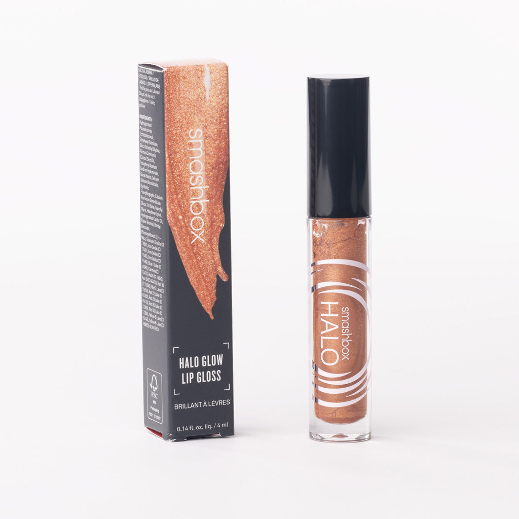 Smashbox Halo Glow Lip Gloss in 'Bronze' – Hydrating Gloss with Radiant Finish – 4ml