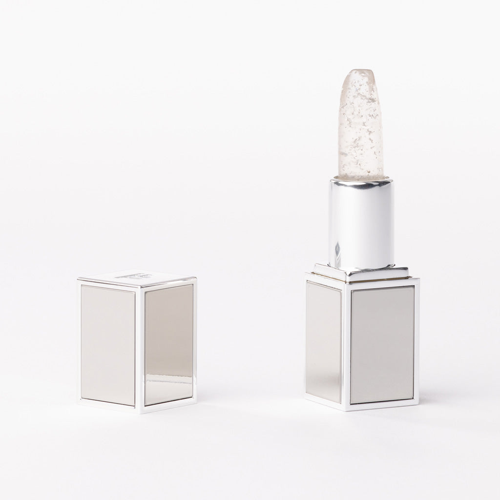 Tom Ford Soleil Lip Blush in '01 Neige' – Custom Clear-Pink Balm with Gold Flecks – 2g