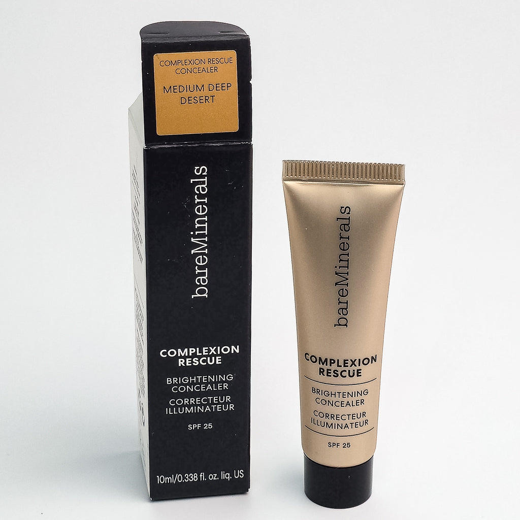bareMinerals brightening concealer in Medium Wheat shade with applicator tip