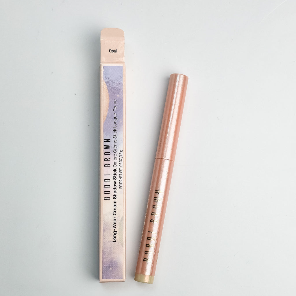 Bobbi Brown Long Wear Cream Shadow Stick applied on eyelid demonstrating blendable finish