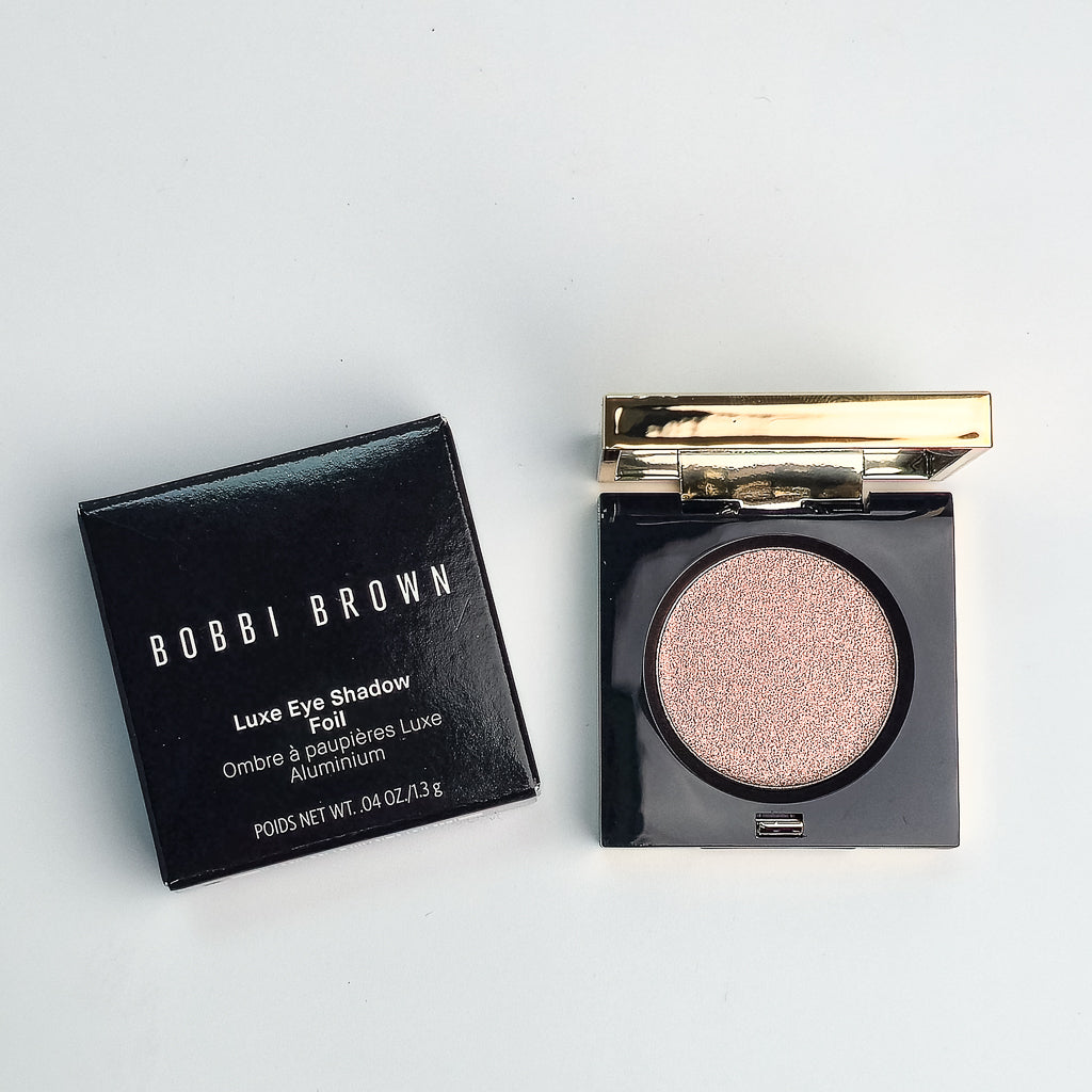 Bobbi Brown Luxe Eye Shadow Foil packaging and product details