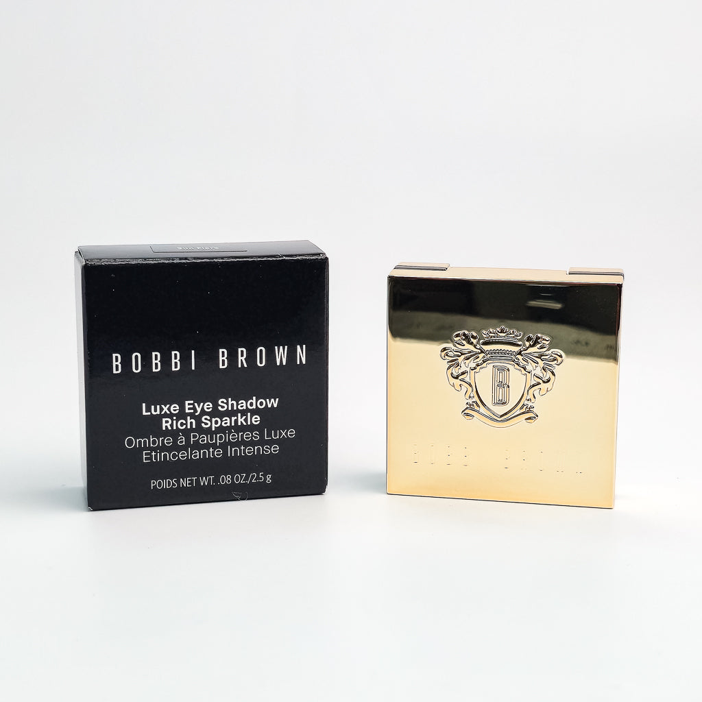 Bobbi Brown Luxe Eye Shadow Rich Sparkle Sun Flare front packaging view