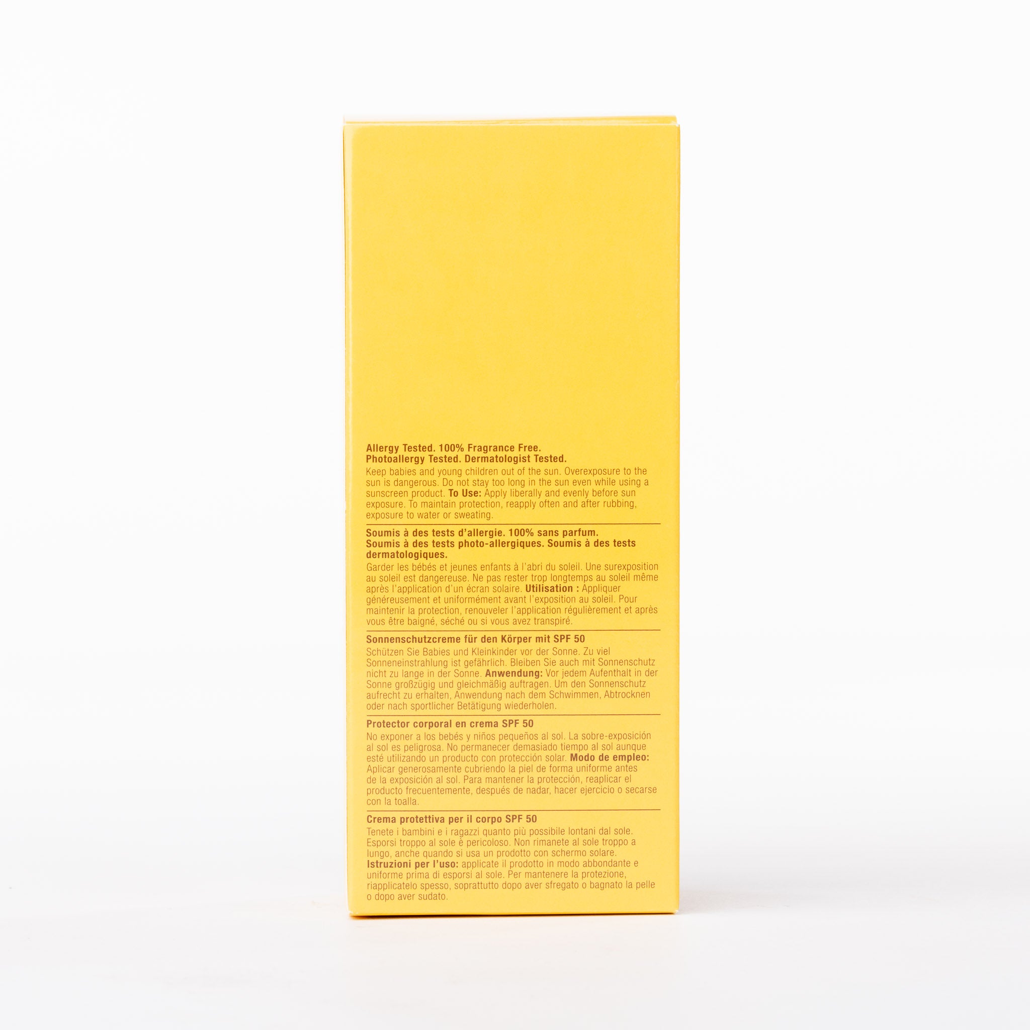 Body Cream SPF50 detail