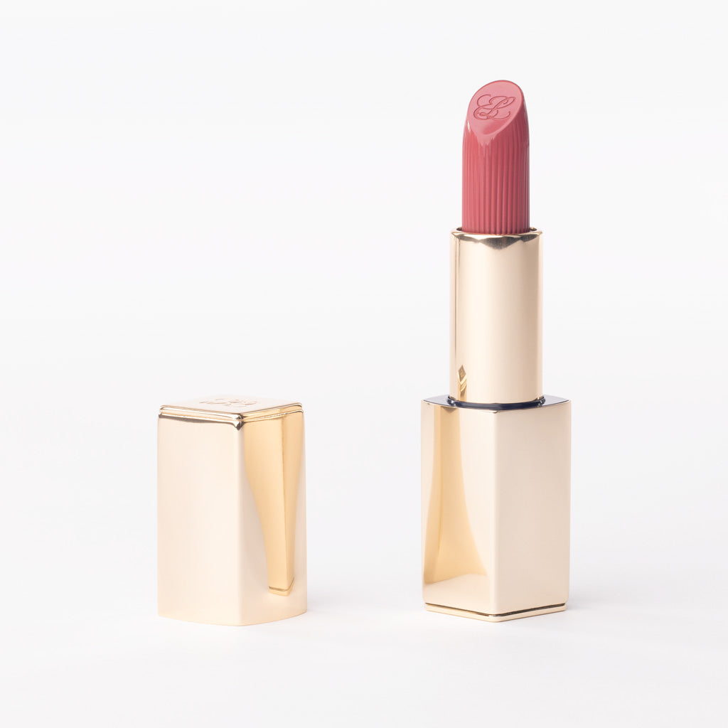 Estée Lauder Pure Color Lipstick in '420 Rebellious Rose' – Iconic Mid-Tone Rose – 3.5g