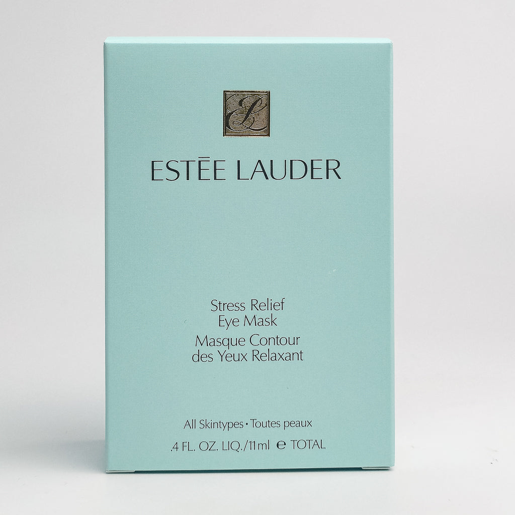 Estée Lauder Stress Relief Eye Mask revitalising under-eye treatment pads packaging front