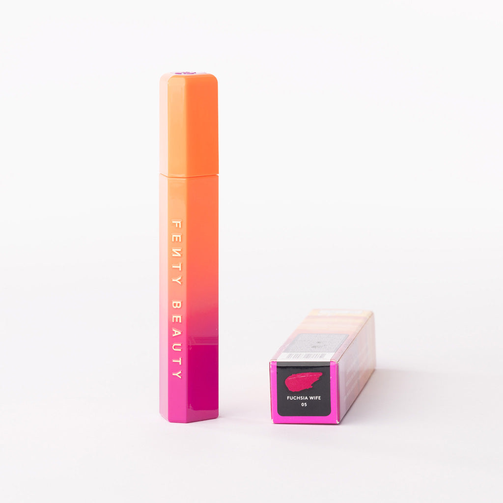 Fenty Beauty Poutsicle Hydrating Lip Stain in '05 Fuchsia Wife' – Vibrant Fuchsia Tint – 6.5ml