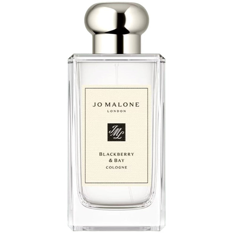 Jo Malone Blackberry & Bay cologne bottle on a white background