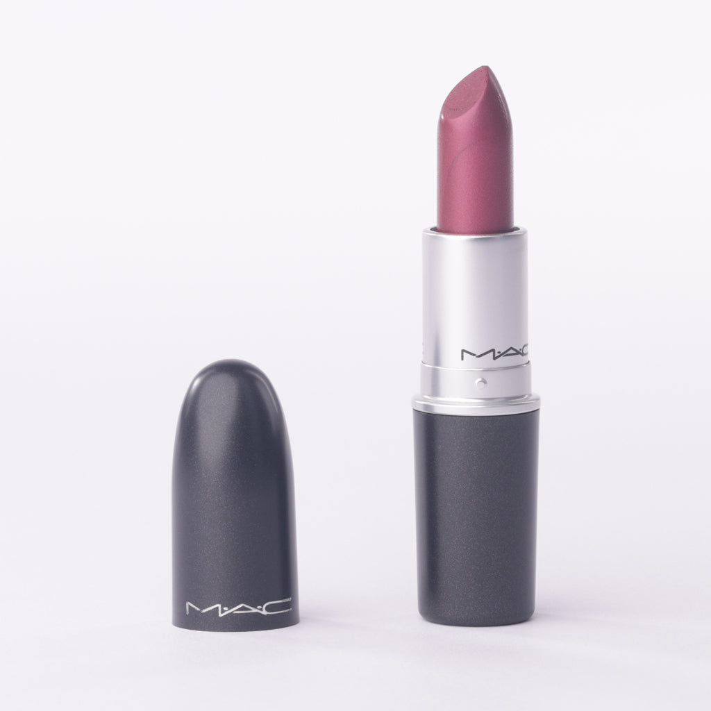 MAC Frost Lipstick in '311 New York Apple' – Rosy Red with Frost Finish – 3g