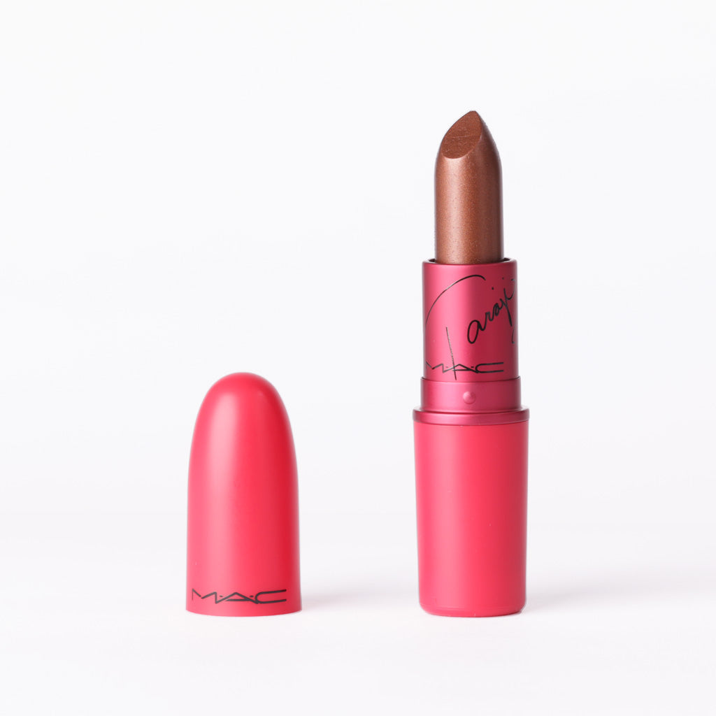 MAC Frost Lipstick in 'Viva Glam Taraji P. Henson 2' – Vivid Copper Brown with Gold Pearl – 3g