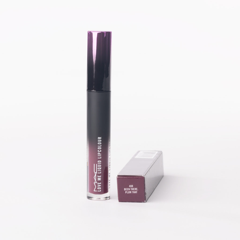 MAC Love Me Liquid Lipcolour in '488 Been There, Plum That' – Rich Plum Berry – 3.1ml