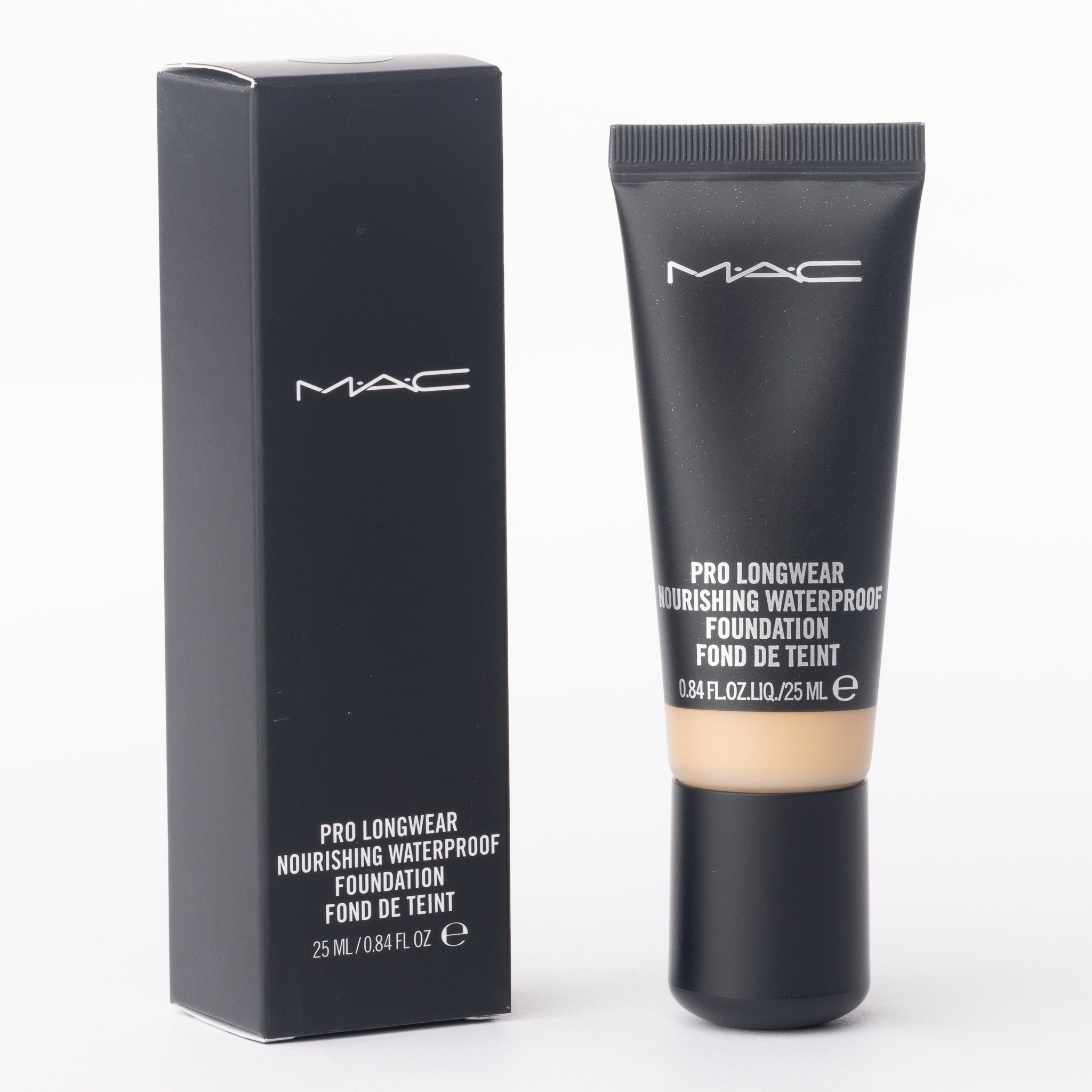 MAC Pro Longwear Nourishing Waterproof Foundation shade NC40 front packaging view