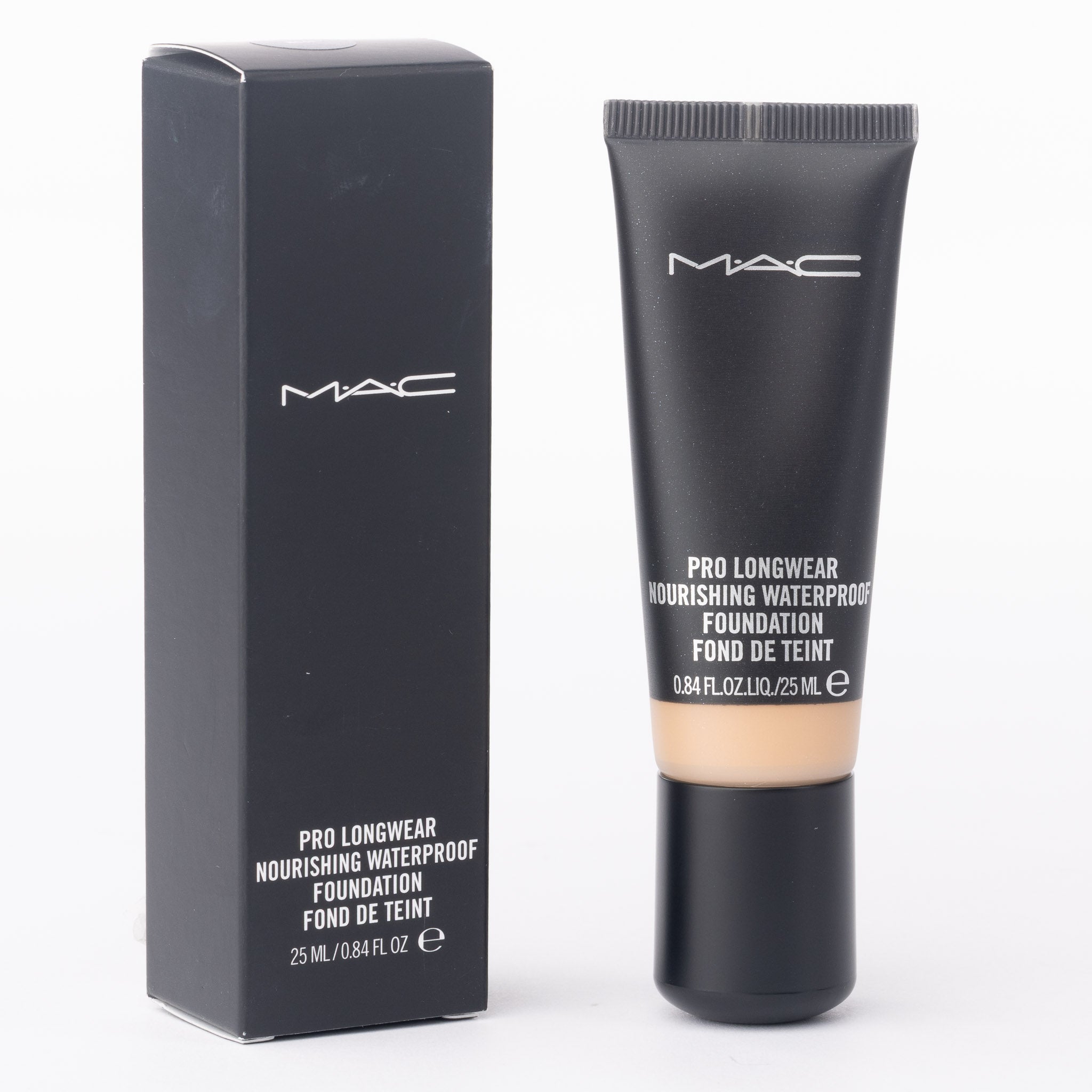 MAC waterproof foundation NC41 shade warm golden-beige full coverage 25ml