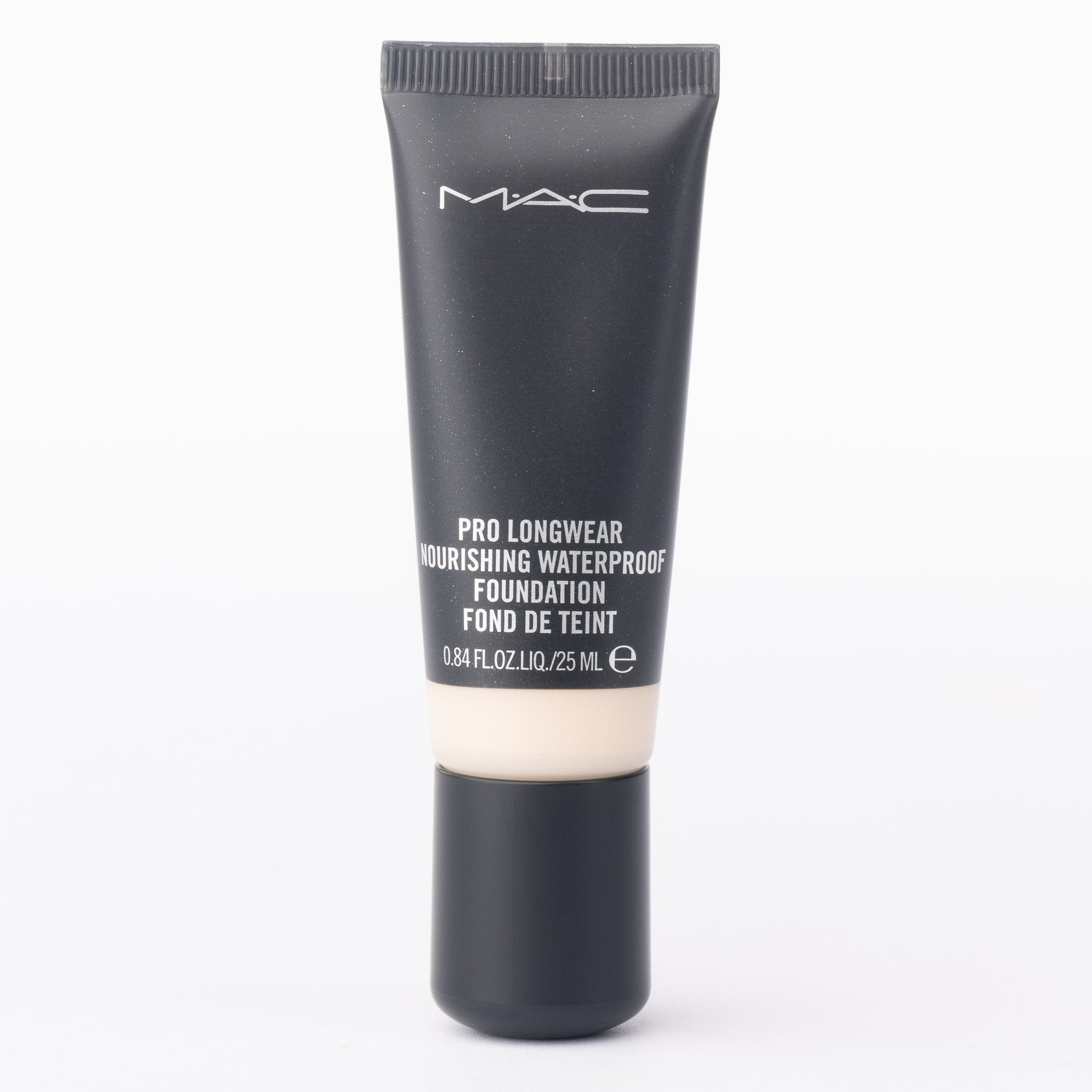 MAC Pro Longwear Nourishing Waterproof Foundation NW13 25ml tube on clean white background