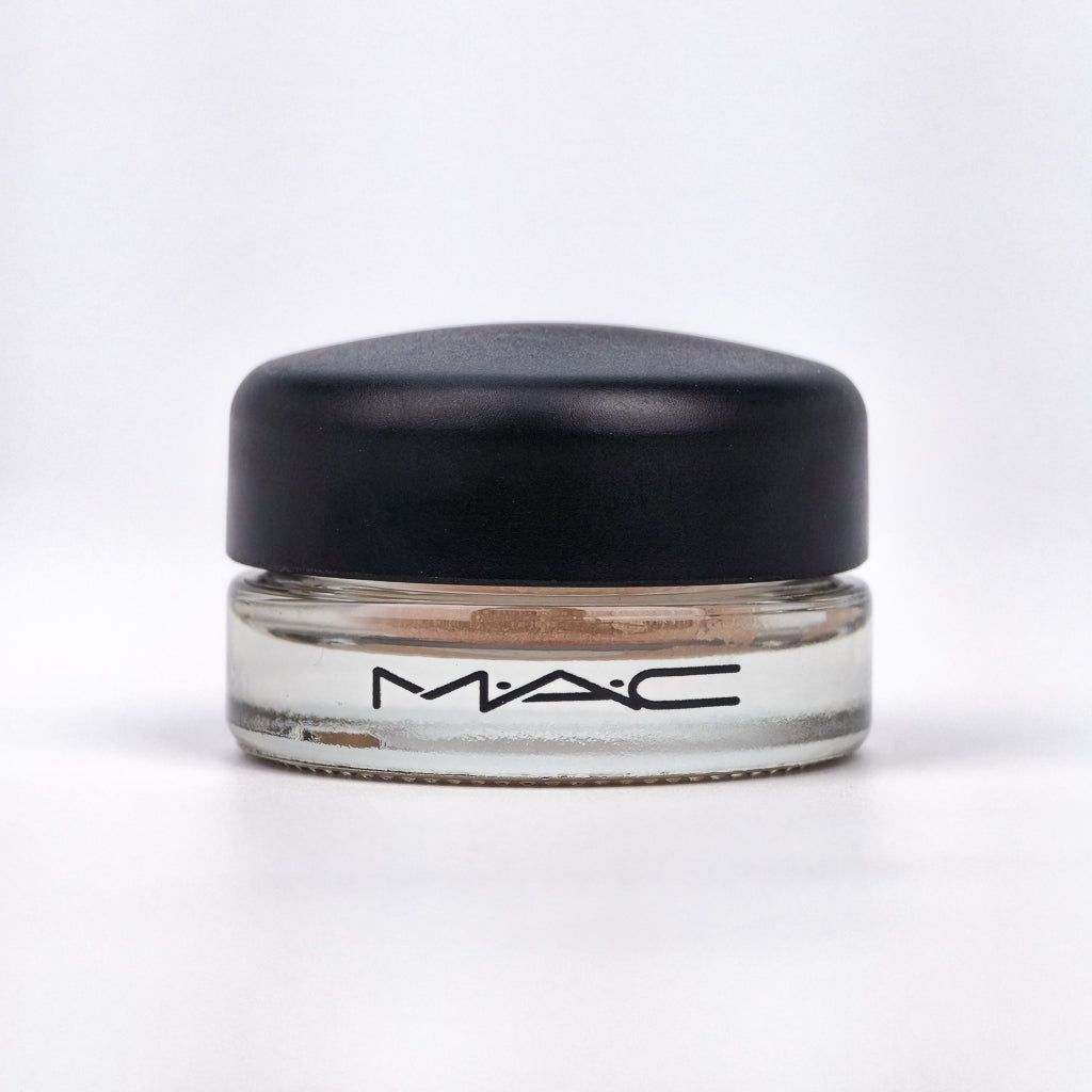 Front view of MAC Pro Longwear Paint Pot in Bare Study showing cream eyeshadow texture