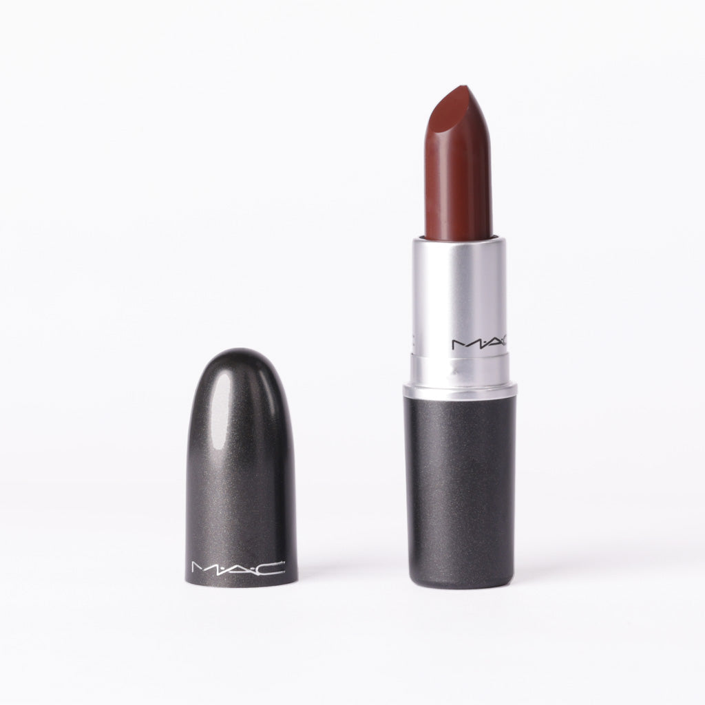 MAC Satin Lipstick in '809 Film Noir' – Deep Brown Satin Lipstick – 3g