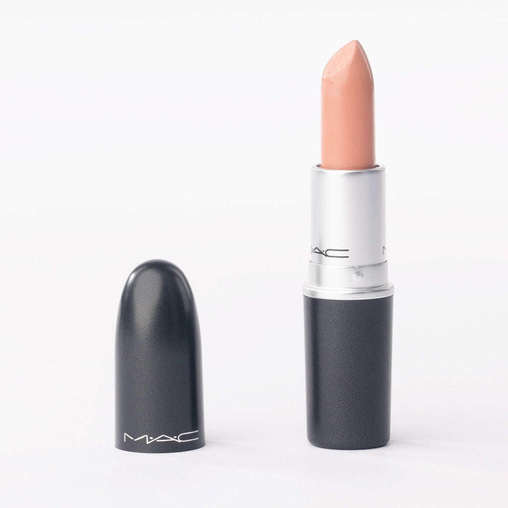 MAC Satin Lipstick in '814 Myth' – Pale Neutral Beige-Pink Nude – 3g