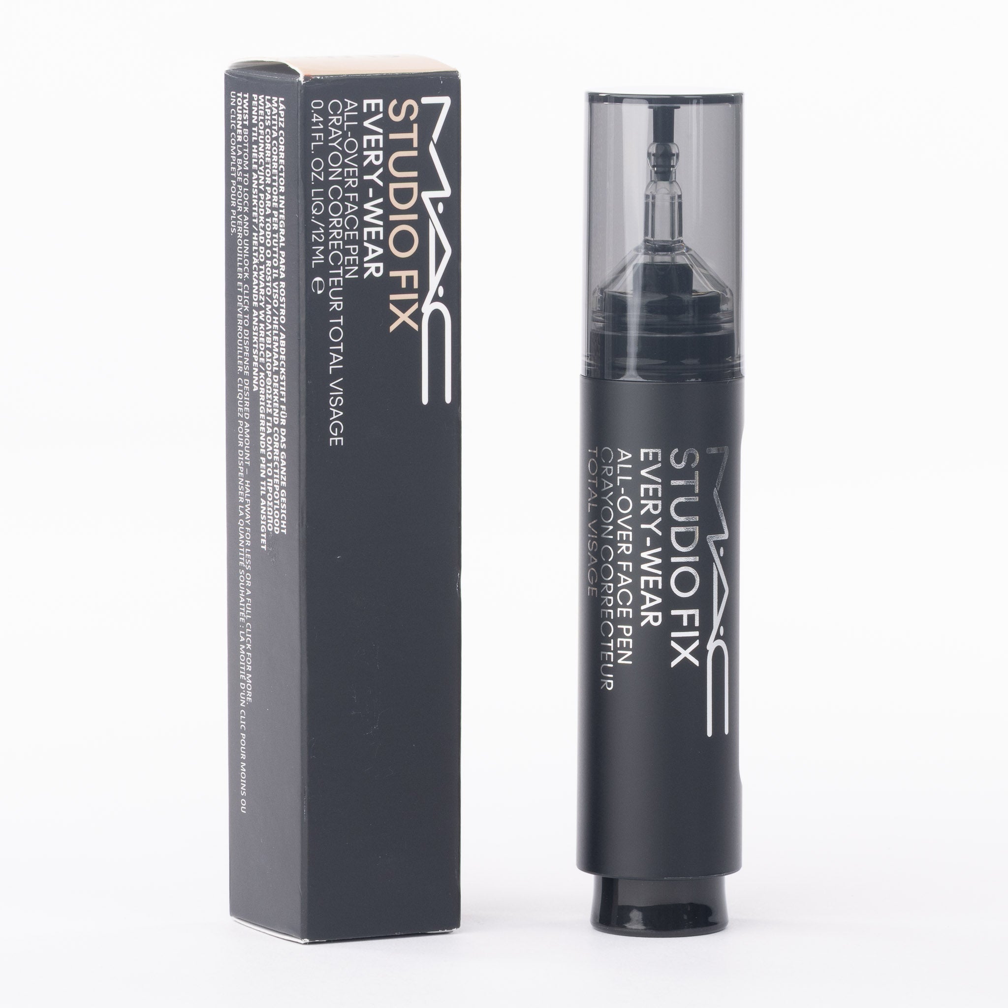 MAC Studio Fix Every-Wear All-Over Face Pen NW13 12ml front view on white background