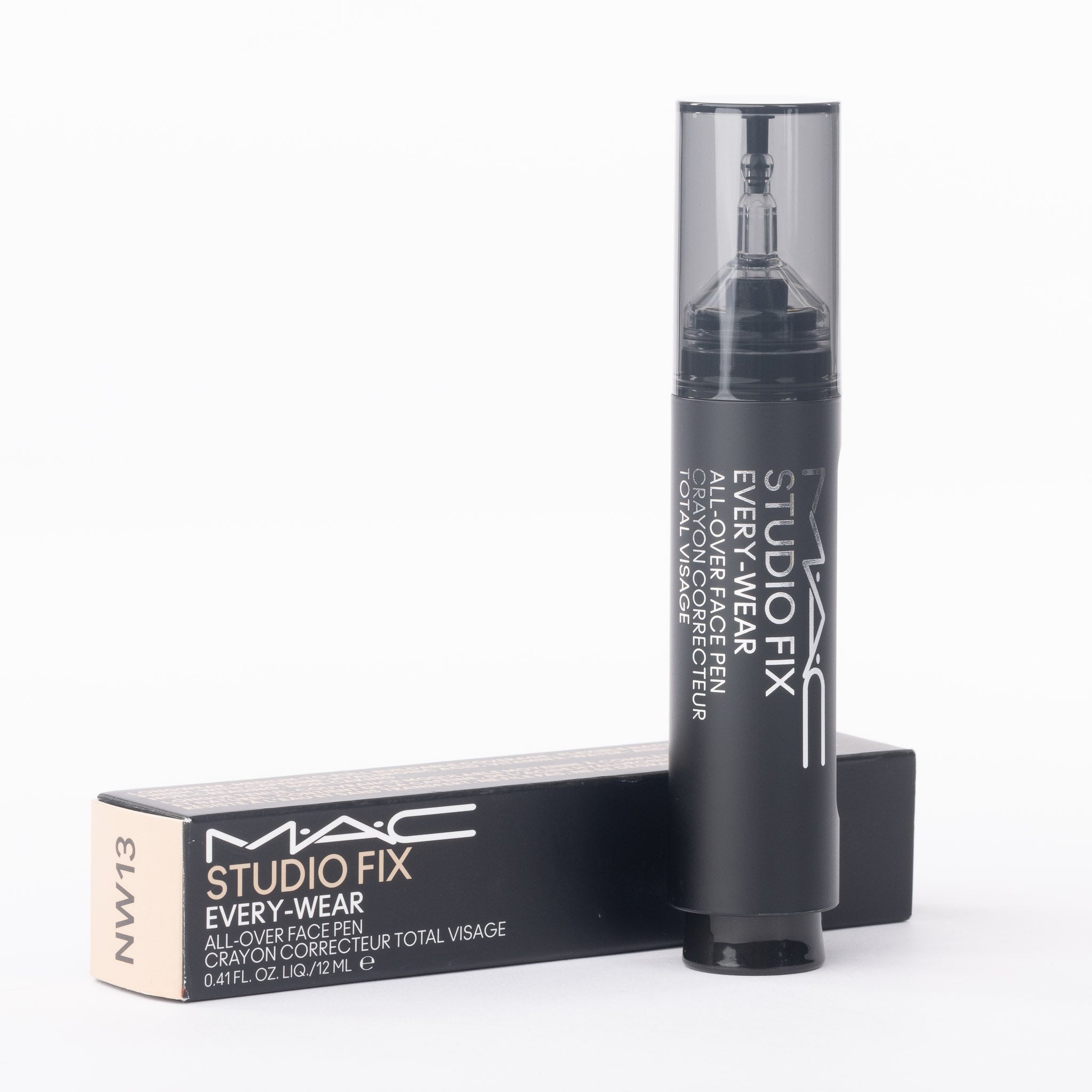 MAC Studio Fix 2-in-1 concealer foundation pen shade NW13 click-pen packaging