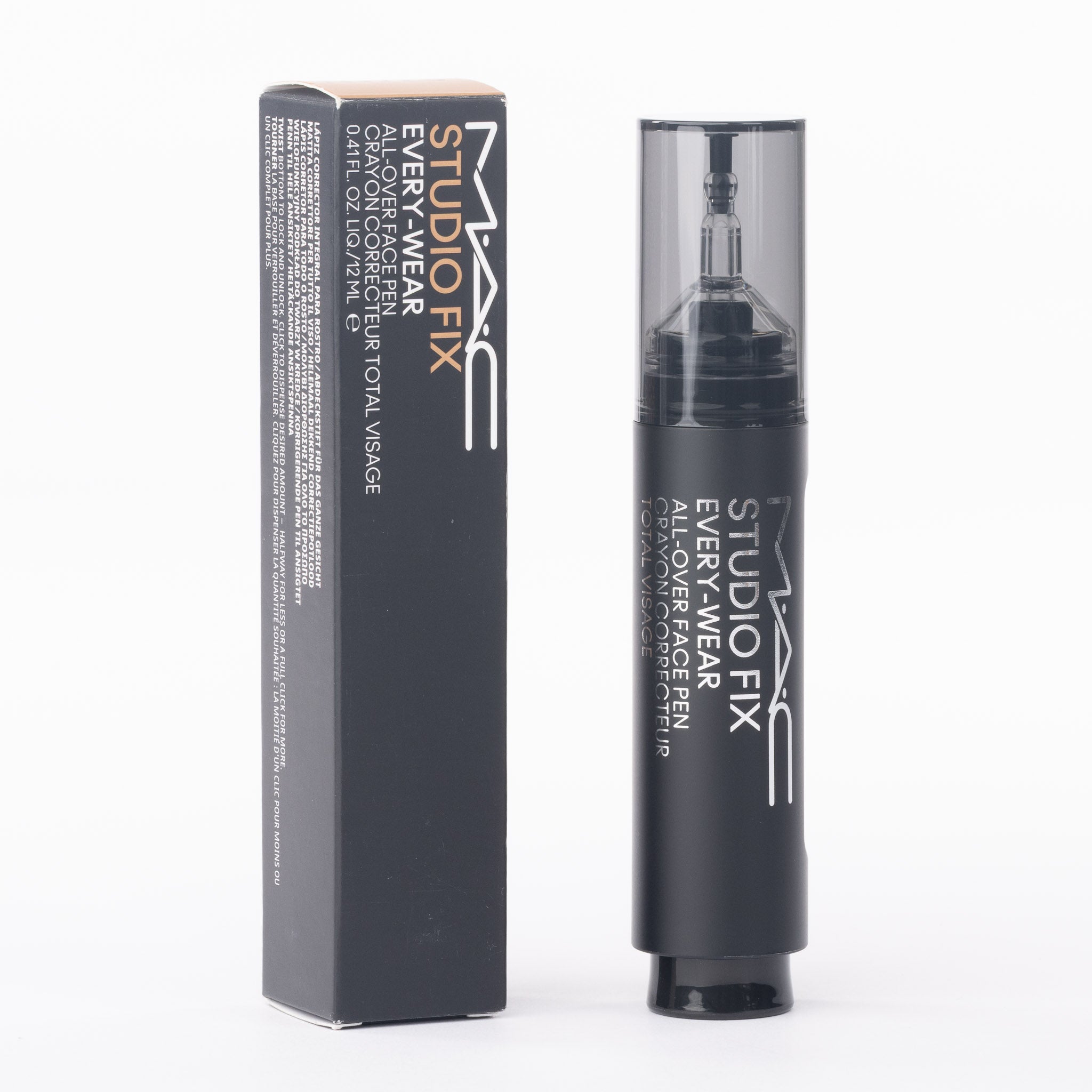MAC Studio Fix Every-Wear Face Pen NW25 2-in-1 concealer foundation packaging