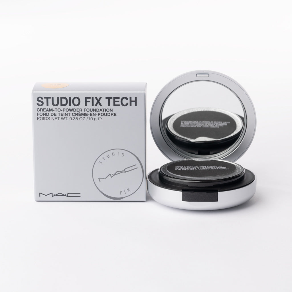 MAC Studio Fix Tech Cream-to-Powder Foundation in 'NC38' – Medium-Tan Neutral Warm – 10g