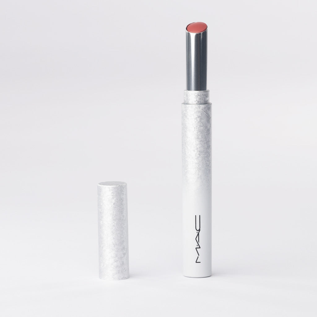MAC Powder Kiss Velvet Blur Stick in 'Peppery Pink' – Soft Rose Pink Matte Finish – 2g