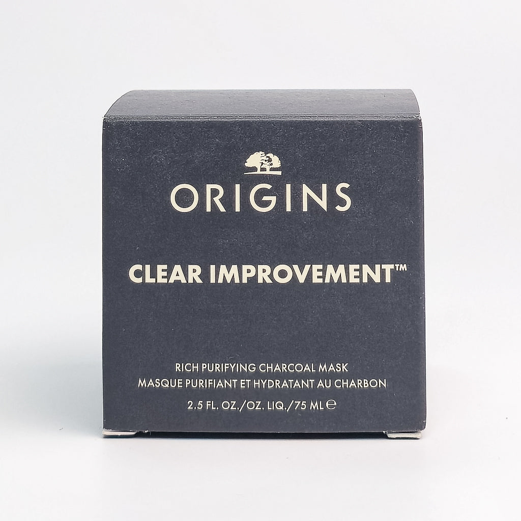 Origins charcoal face mask with bamboo charcoal and chia seed complex