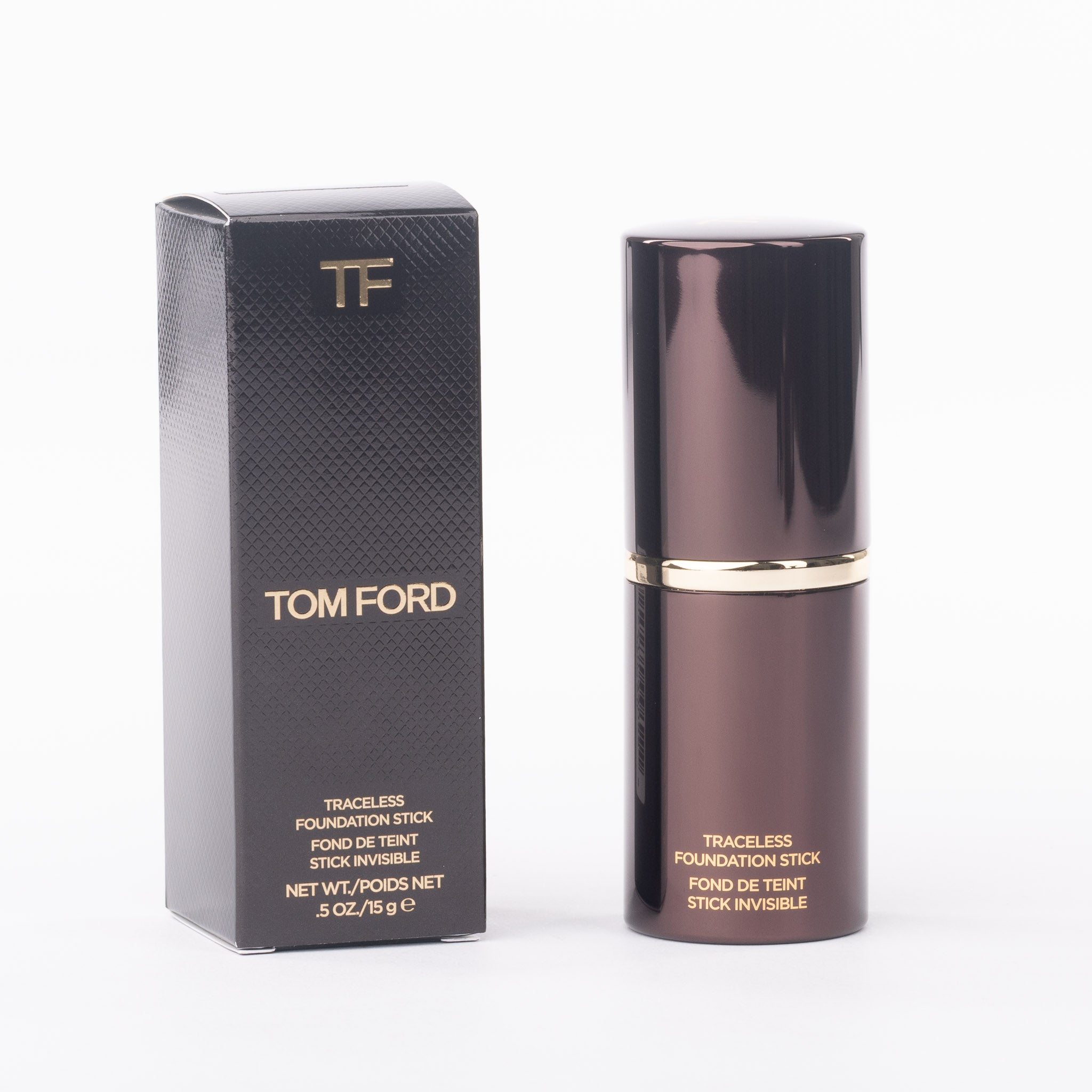 Tom Ford Traceless Foundation Stick 11.0 Dusk 15g front view on clean white background
